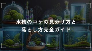 【種類別】水槽のコケの見分け方と落とし方完全ガイド｜茶ゴケ・緑ゴケ・黒ヒゲなど主要5種